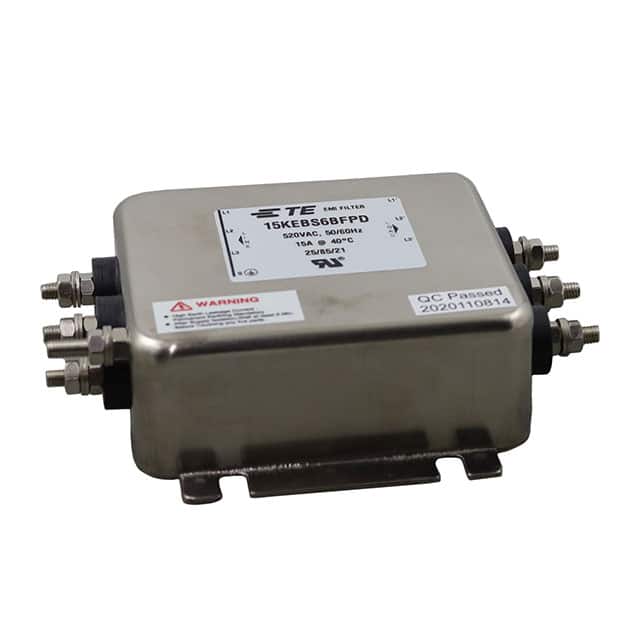 15KEBS6BFPD TE Connectivity Corcom Filters  Power Line Filter Modules